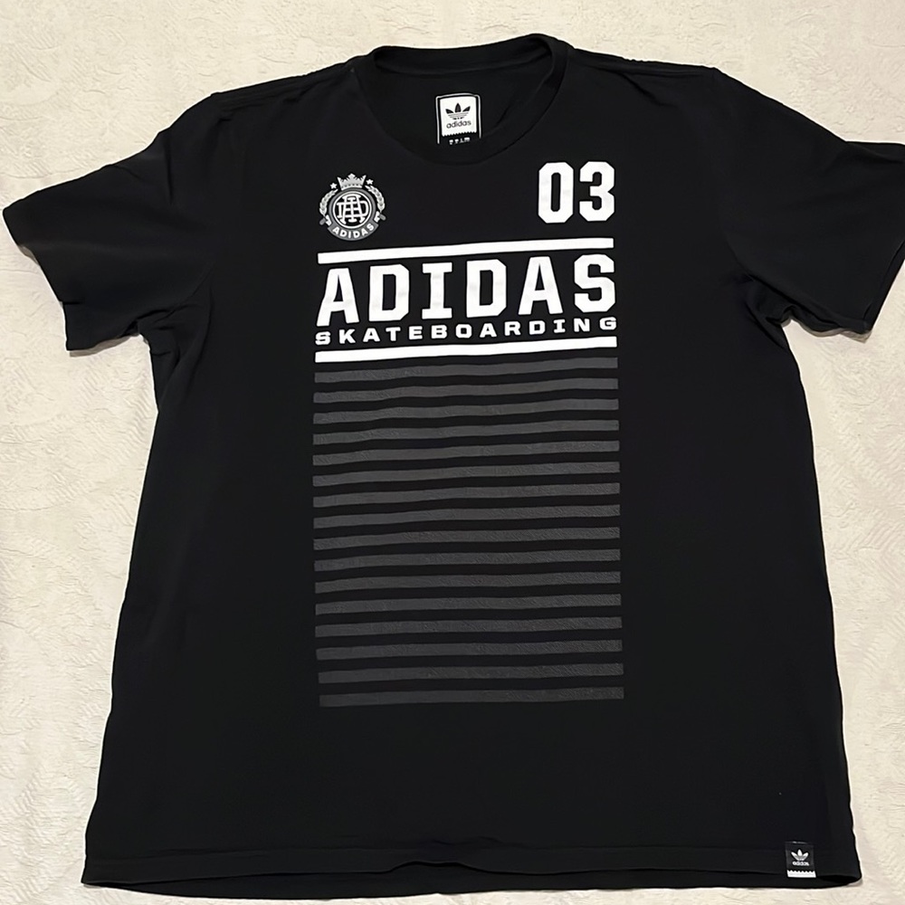 Adidas Skateboarding black t-shirt. Men’s size xl